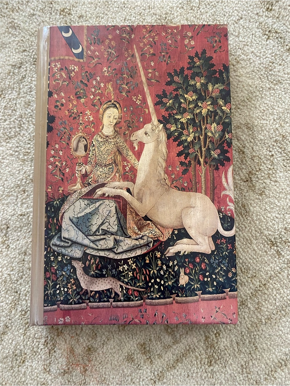 Medieval Unicorn Hardcover Blank Lined Journal/notebook